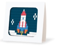 Image de CANEVAS ET CIE - KIT CANEVAS + CADRE - FUSEE