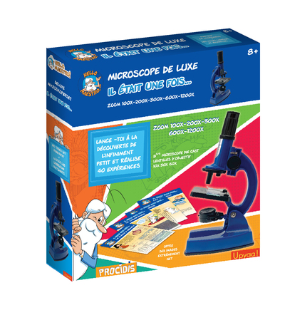 Image de COFFRET MICROSCOPE ZOOM 100 A 1200 - 66 ACCESSOIRES + 40 EXPERIENCES