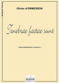 Picture of TENEBRAE FACTAE SUNT POUR CHOEUR MIXTE A CAPPELLA A 8 PARTIES