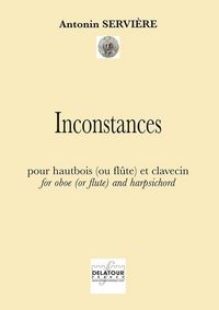 Image de INCONSTANCES POUR HAUTBOIS (OU FLUTE) ET CLAVECIN