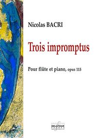 Picture of TROIS IMPROMPTUS POUR FLUTE ET PIANO