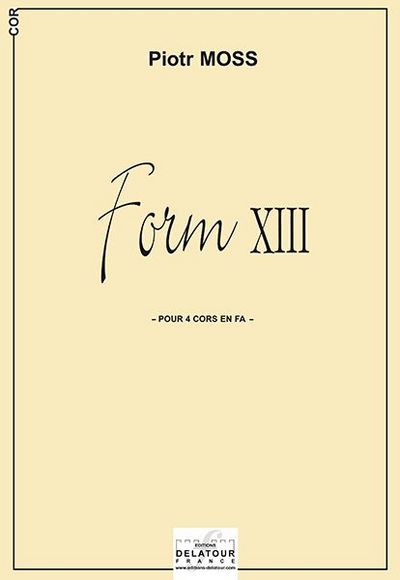 Picture of FORM XIII POUR 4 CORS EN FA