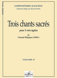 Picture of TROIS CHANTS SACRES POUR 3 VOIX EGALES