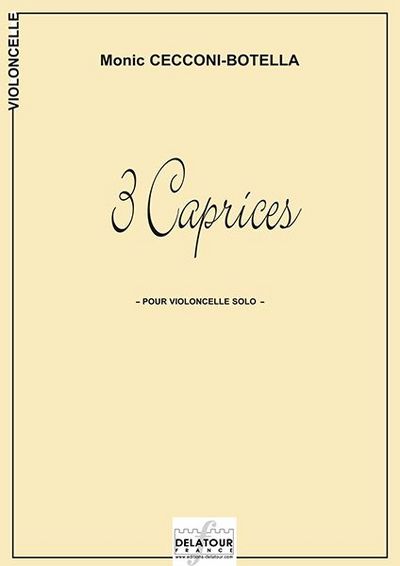 Picture of TROIS CAPRICES POUR VIOLONCELLE