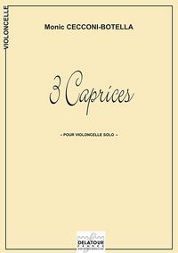 Picture of TROIS CAPRICES POUR VIOLONCELLE
