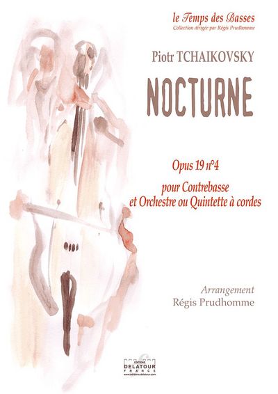 Picture of NOCTURNE POUR CONTREBASSE ET ORCHESTRE OU QUINTETTE A CORDES