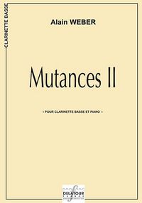 Picture of MUTANCES II POUR CLARINETTE BASSE ET PIANO