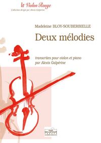 Image de DEUX MELODIES POUR VIOLON ET PIANO