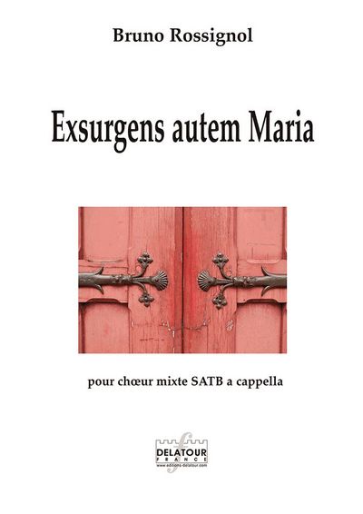 Picture of EXSURGENS AUTEM MARIA  POUR CHOEUR MIXTE A CAPPELLA