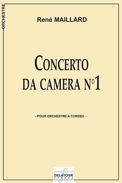 Picture of CONCERTO DA CAMERA N01 (CONDUCTEUR/SCORE)