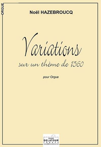 Picture of VARIATIONS POUR ORGUE SUR UN THEME DE 1560