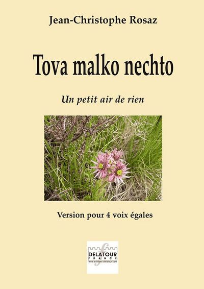 Picture of TOVA MALKO NECHTO POUR 4 VOIX EGALES