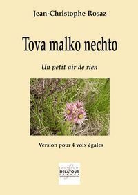 Picture of TOVA MALKO NECHTO POUR 4 VOIX EGALES