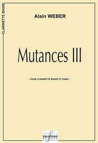 Picture of MUTANCES III POUR CLARINETTE BASSE ET PIANO