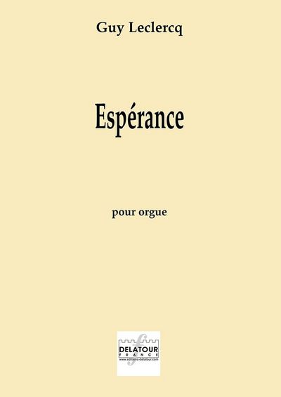 Picture of ESPERANCE POUR ORGUE
