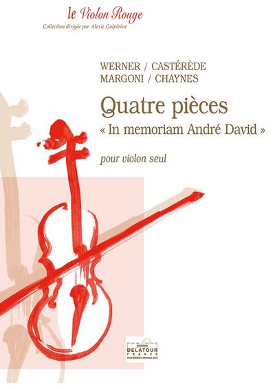 Image de QUATRE PIECES IN MEMORIAM ANDRE DAVID POUR VIOLON