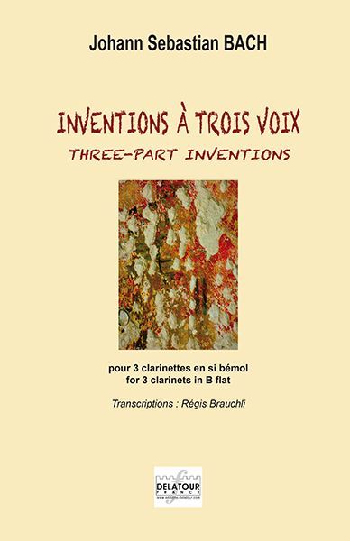 Picture of INVENTIONS A TROIS VOIX POUR 3 CLARINETTES