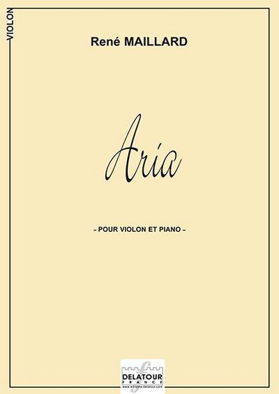 Picture of ARIA POUR VIOLON ET PIANO
