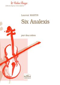 Picture of SIX ANALEXIS POUR DEUX VIOLONS