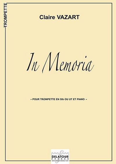 Picture of IN MEMORIA POUR TROMPETTE ET PIANO