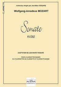 Picture of SONATE KV 292 POUR 2 CLARINETTES