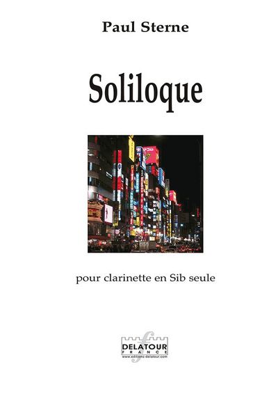 Picture of SOLILOQUE POUR CLARINETTE SOLO