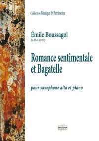 Picture of ROMANCE SENTIMENTALE ET BAGATELLE POUR SAXOPHONE ALTO ET PIANO