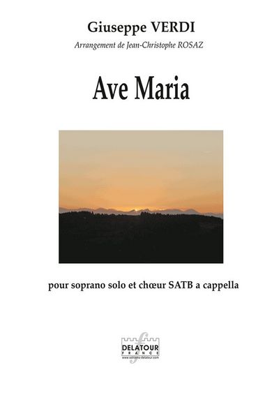 Picture of AVE MARIA POUR SOPRANO ET CHOEUR SATB A CAPPELLA
