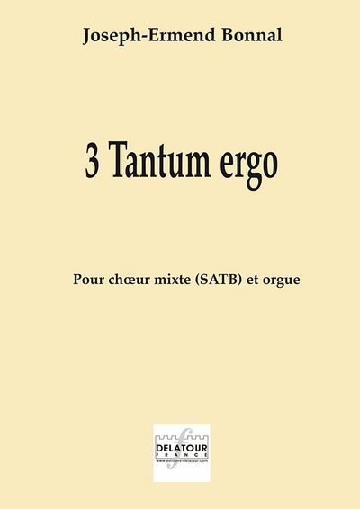 Picture of 3 TANTUM ERGO POUR CHOEUR MIXTE ET ORGUE