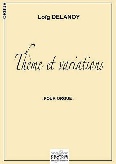 Picture of THEME ET VARIATIONS POUR ORGUE