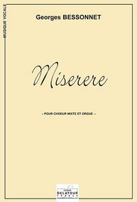 Picture of MISERERE POUR CHOEUR MIXTE ET ORGUE