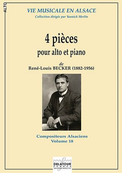 Picture of 4 PIECES POUR ALTO ET PIANO
