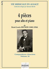 Picture of 4 PIECES POUR ALTO ET PIANO