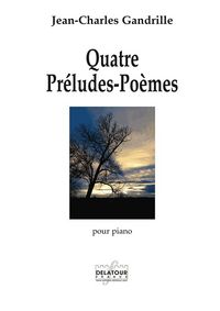Picture of QUATRE PRELUDES-POEMES POUR PIANO