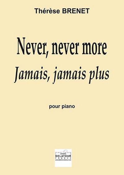 Picture of NEVER, NEVER MORE POUR PIANO