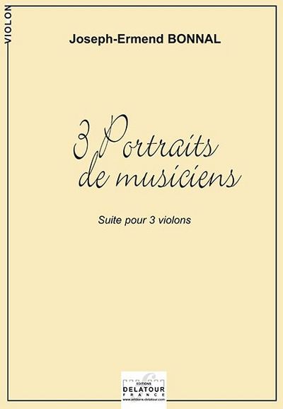 Picture of 3 PORTRAITS DE MUSICIENS POUR 3 VIOLONS (HAENDEL, HAYDN, RAMEAU)