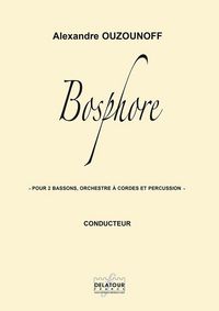 Picture of BOSPHORE POUR 2 BASSONS, ORCHESTRE A CORDES ET PERCUSSION (CONDUCTEUR)