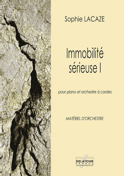 Picture of IMMOBILITE SERIEUSE I POUR PIANO ET ORCHESTRE A CORDES (MATERIEL)