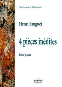 Picture of 4 PIECES INEDITES POUR PIANO
