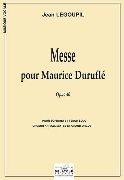 Picture of MESSE POUR MAURICE DURUFLE (VERSION AVEC ORGUE)
