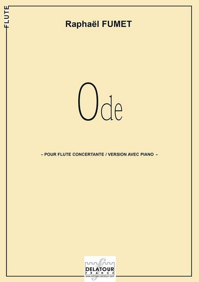 Picture of ODE POUR FLUTE CONCERTANTE ET PIANO