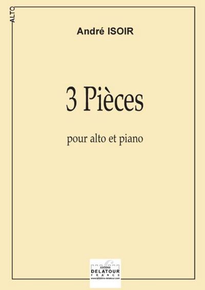 Picture of 3 PIECES POUR ALTO ET PIANO