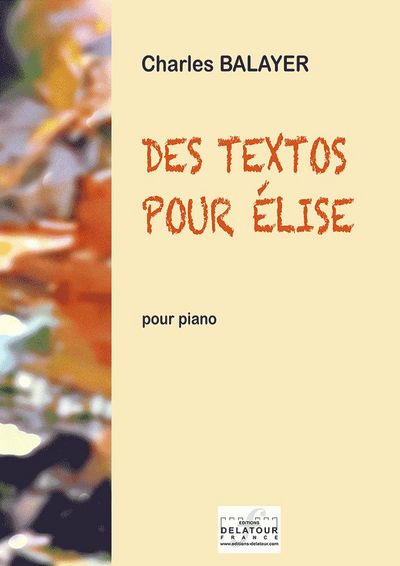 Picture of DES TEXTOS POUR ELISE POUR PIANO