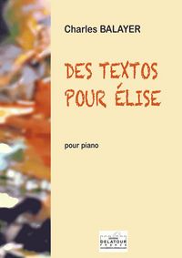 Picture of DES TEXTOS POUR ELISE POUR PIANO