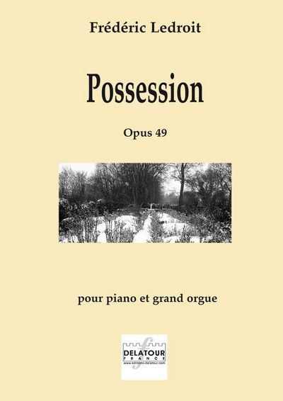 Picture of POSSESSION POUR PIANO ET GRAND ORGUE