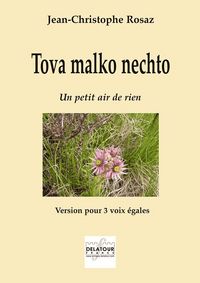 Picture of TOVA MALKO NECHTO POUR 3 VOIX EGALES