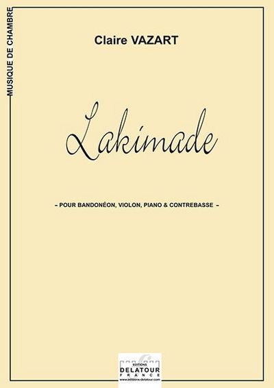Picture of LAKIMADE POUR BANDONEON, VIOLON, PIANO ET CONTREBASSE