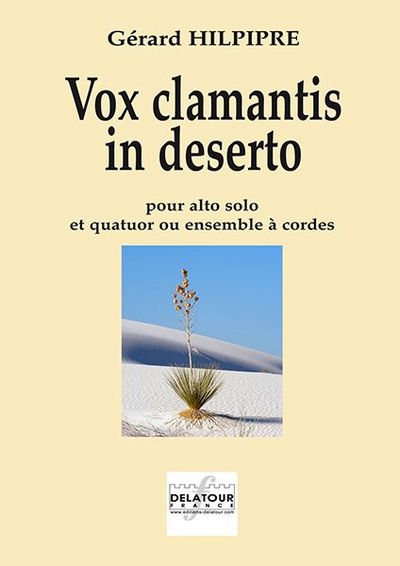 Picture of VOX CLAMANTIS IN DESERTO POUR ALTO ET QUATUOR A CORDES