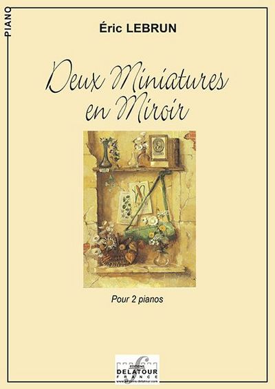 Picture of DEUX MINIATURES EN MIROIR POUR 2 PIANOS