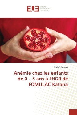 Picture of Anémie chez les enfants de 0 - 5 ans à l'HGR de FOMULAC Katana